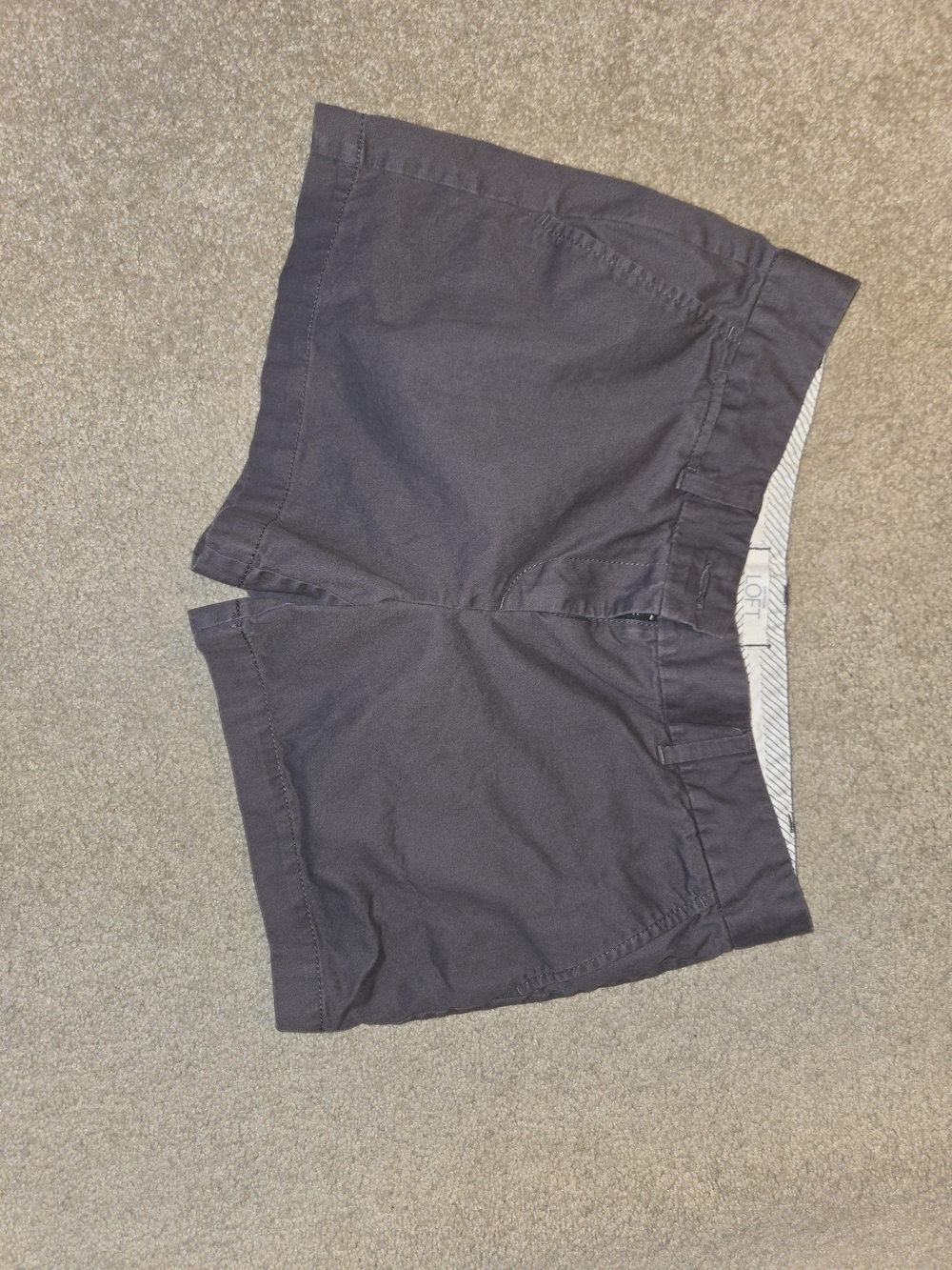 LOFT Dark Charcoal Women's Shorts 4